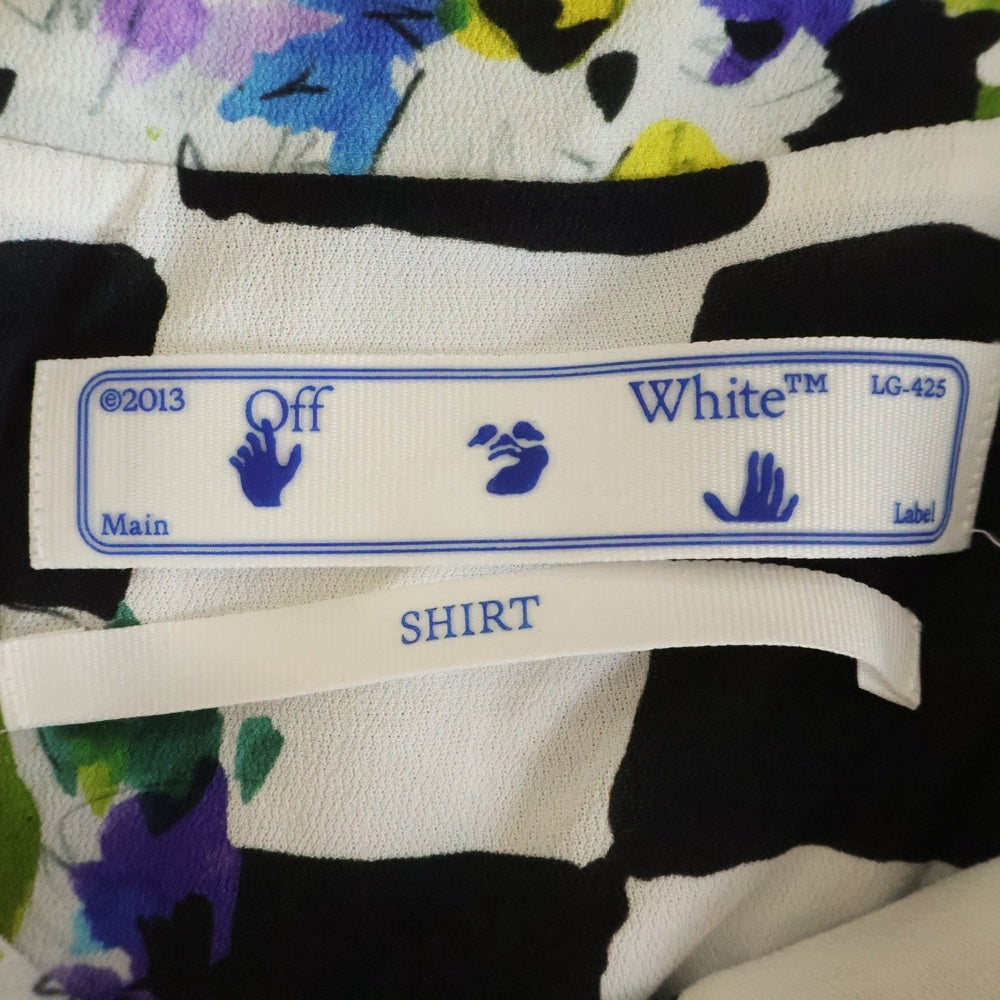 OFF-WHITE(オフホワイト) フラワーチェック総柄長袖シャツ ロングスリーブシャツ マルチカラー OMGA161S21FAB002