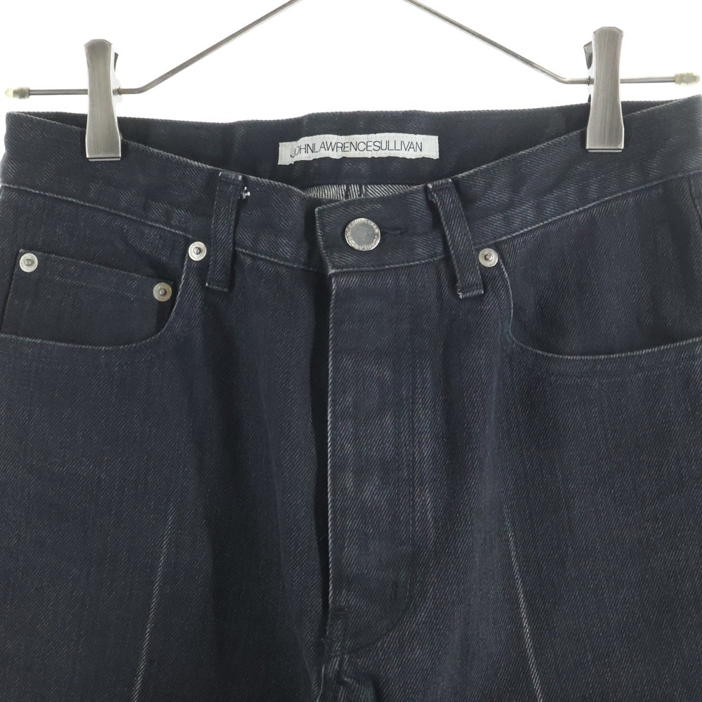 JOHN LAWRENCE SULLIVAN(ジョンローレンスサリバン) ボタンフライ ストレートデニムパンツ ブラック ILS-02-14