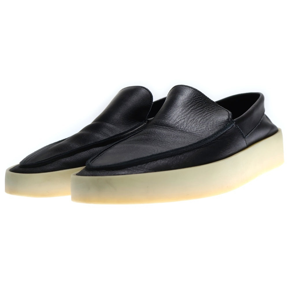 FEAR OF GOD(フィアオブゴッド) 7th The Loafer Black ラバーソール レザーローファー シューズ ブラック