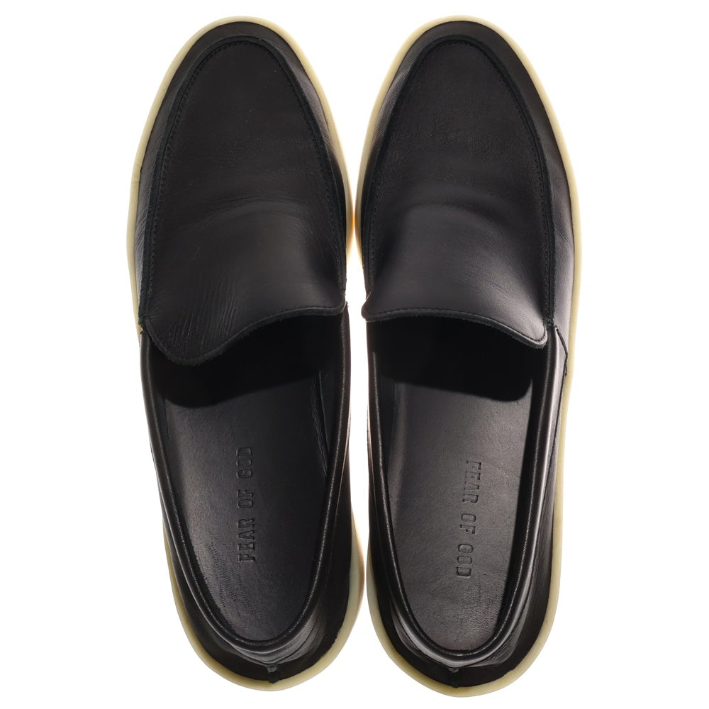 FEAR OF GOD(フィアオブゴッド) 7th The Loafer Black ラバーソール レザーローファー シューズ ブラック