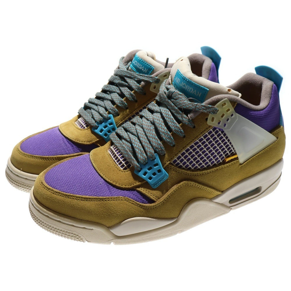 NIKE(ナイキ) ×UNION AIR JORDAN 4 RETRO SP DESERT MOSS エアジョーダン4 デザートモス ハイカットスニーカー マルチ US10.5/28.5cm DJ5718-300