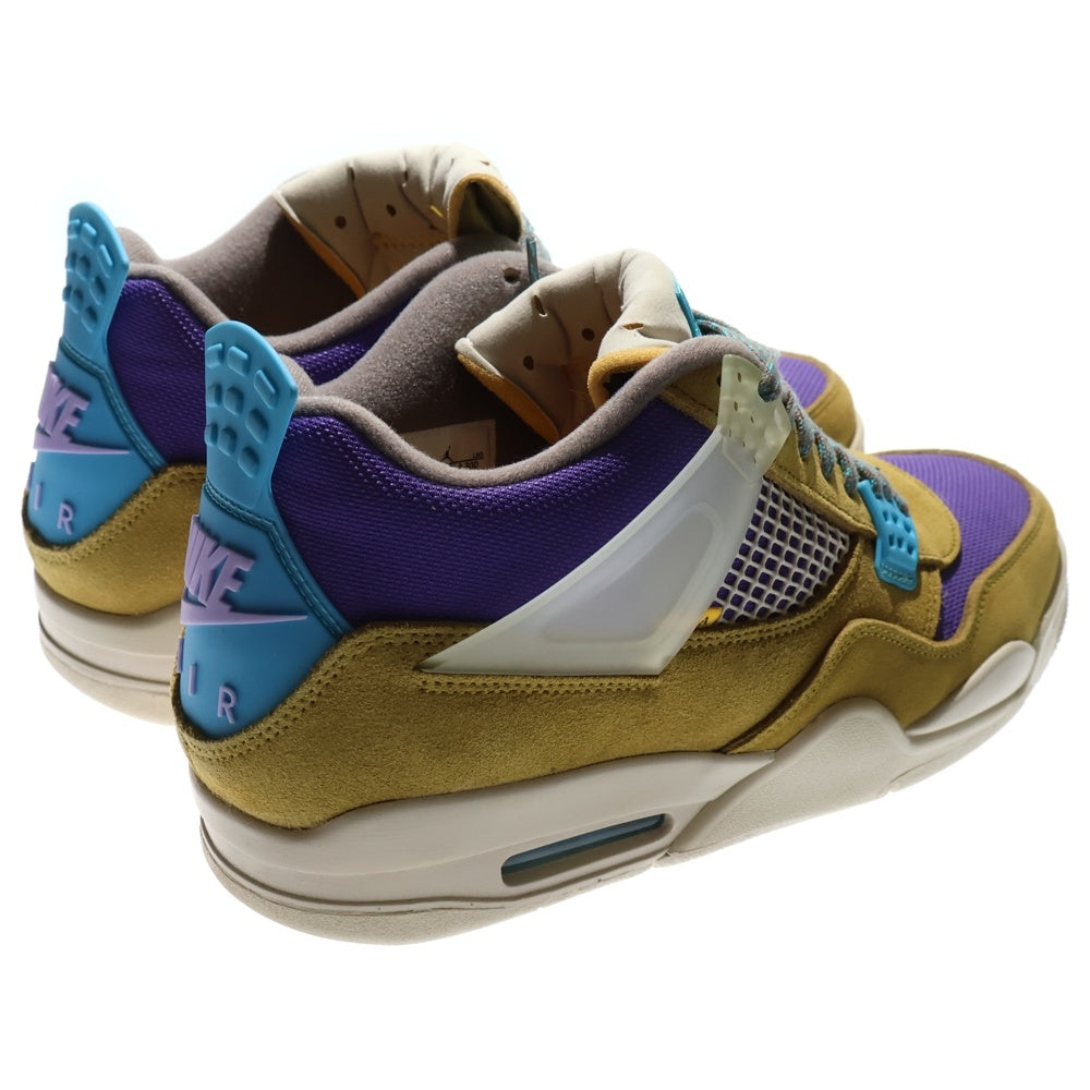 NIKE(ナイキ) ×UNION AIR JORDAN 4 RETRO SP DESERT MOSS エアジョーダン4 デザートモス ハイカットスニーカー マルチ US10.5/28.5cm DJ5718-300