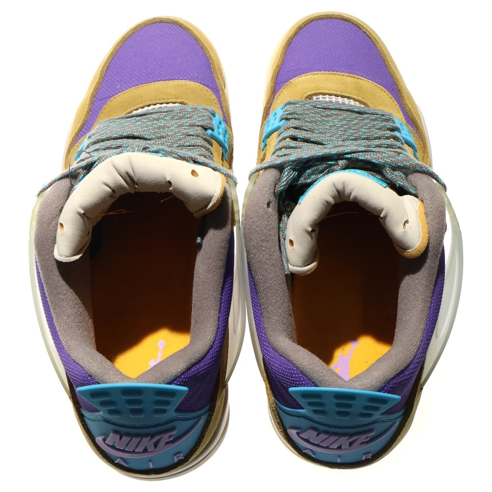 NIKE(ナイキ) ×UNION AIR JORDAN 4 RETRO SP DESERT MOSS エアジョーダン4 デザートモス ハイカットスニーカー マルチ US10.5/28.5cm DJ5718-300