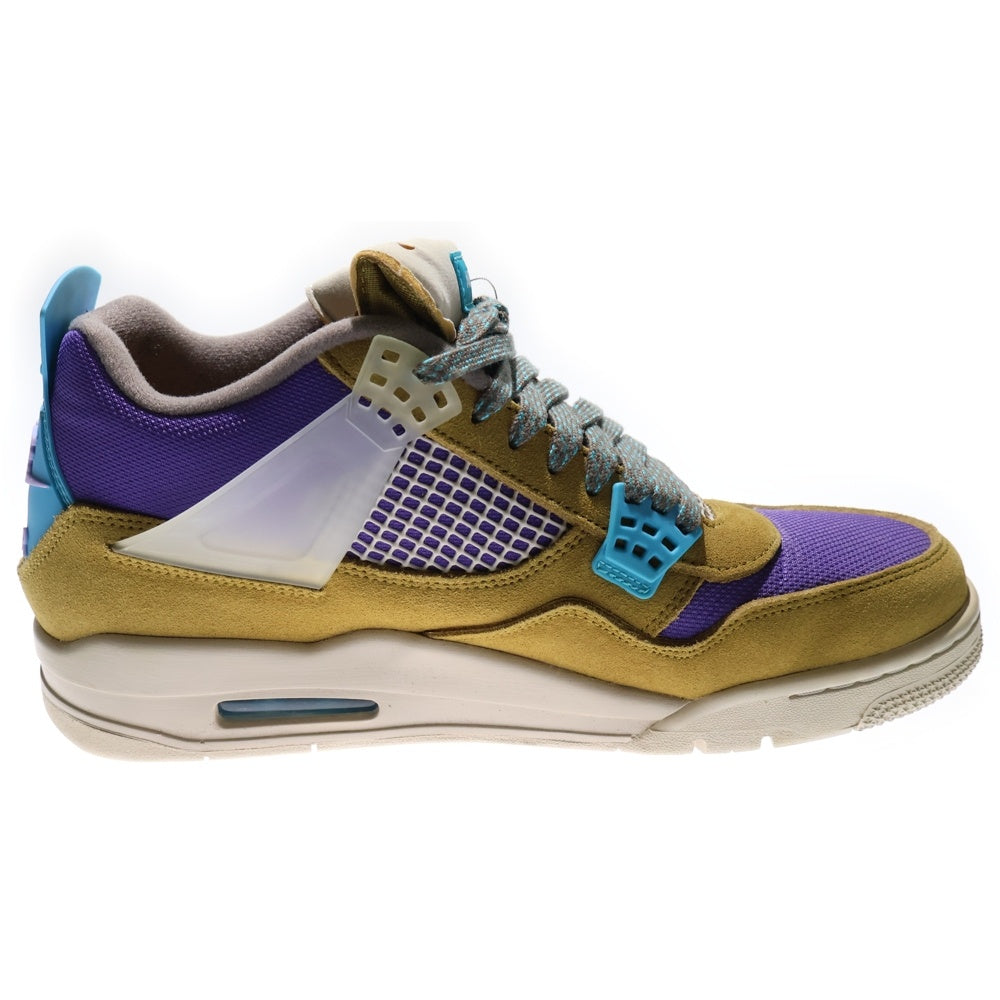 NIKE(ナイキ) ×UNION AIR JORDAN 4 RETRO SP DESERT MOSS エアジョーダン4 デザートモス ハイカットスニーカー マルチ US10.5/28.5cm DJ5718-300