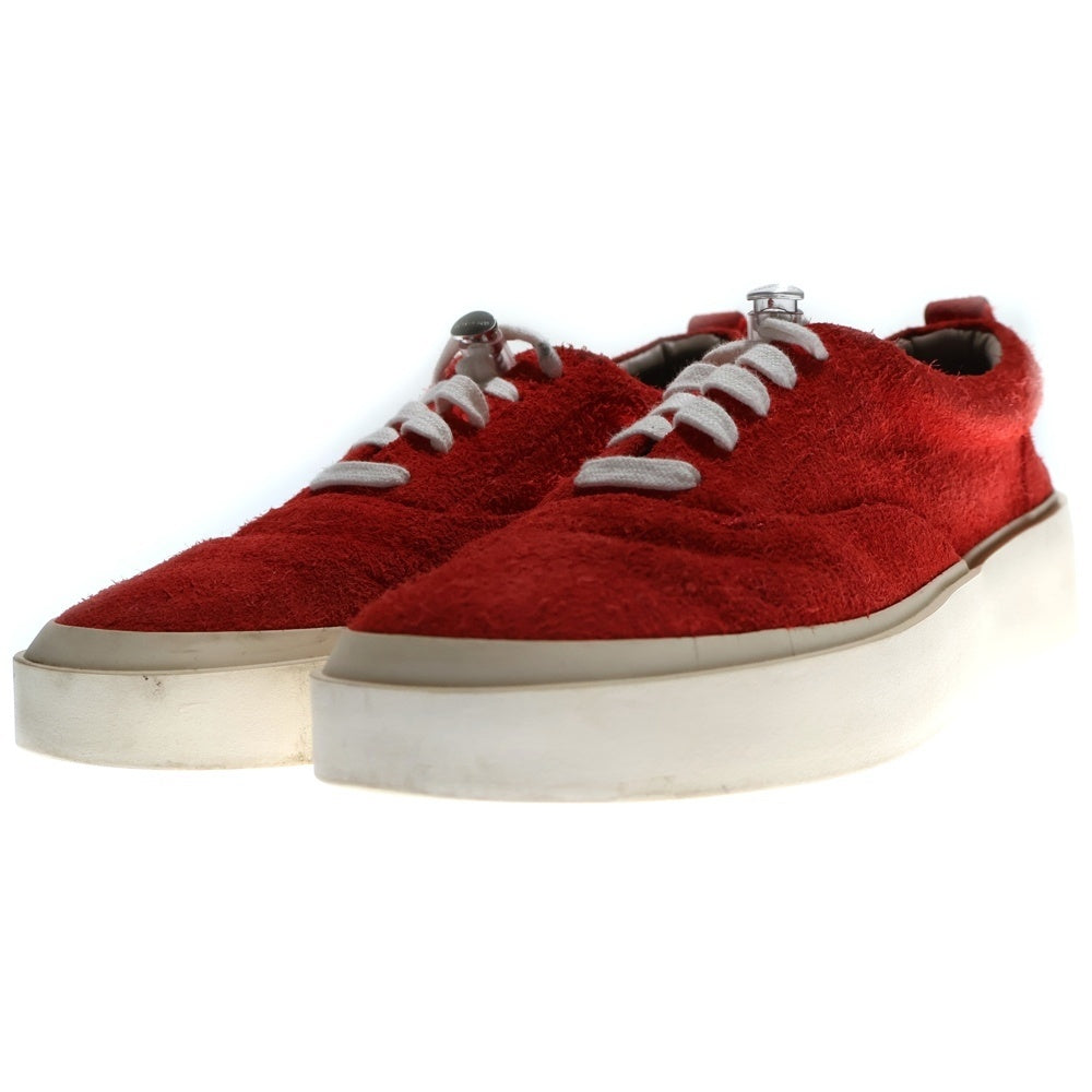 FEAR OF GOD(フィアオブゴッド) 101 Lace Up Low Top スウェードスニーカー ローカットシューズ レッド