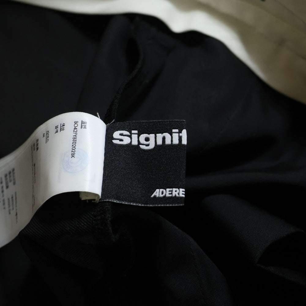 ADER ERROR(アーダーエラー) BK Tag shorts 01 ナイロン ハーフパンツ ショーツ ブラック BO42FYBT0202BK