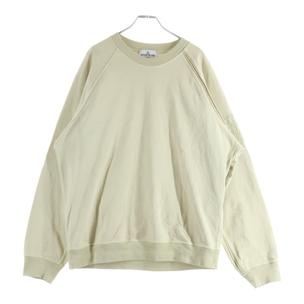 Stone  スウェット トレーナー ホワイト M STONE ISLAND ホワイト長袖スウェット