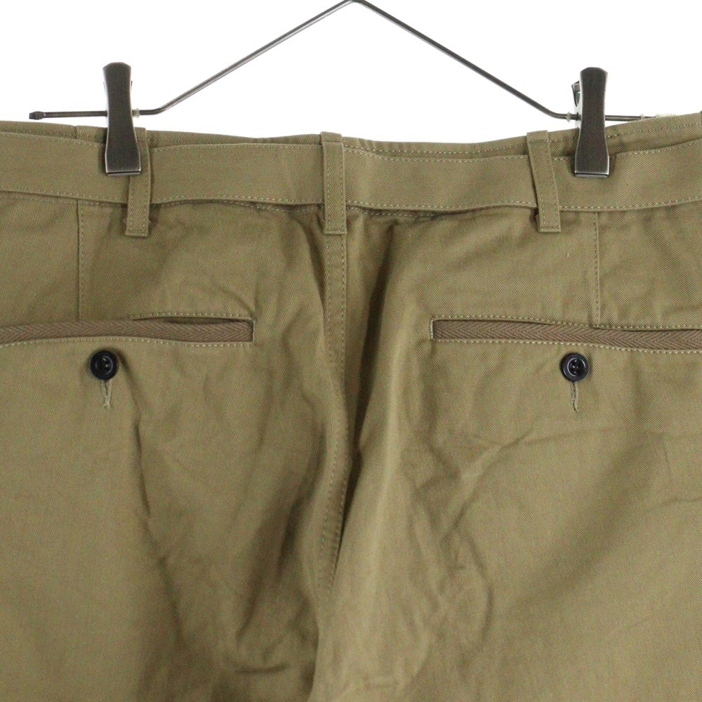 Sacai(サカイ) 25ss Cotton Chino Pants コットンチノパンツ ストレートパンツ ベージュ 25-03894M