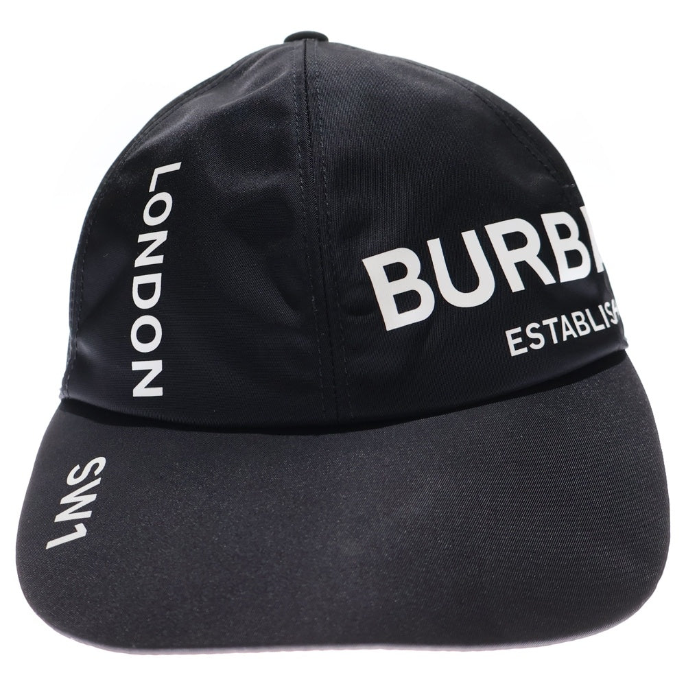 BURBERRY(バーバリー) ナイロンベースボールキャップ パネルキャップ 8015894 ブラック/ホワイト