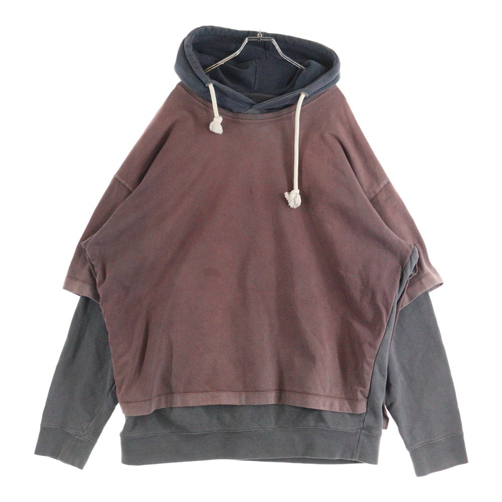 Maison Margiela マルジェラ　2019aw レイヤードパーカー Maison Margiela(メゾンマルジェラ) 19AW LAYERED PARKA レイヤード