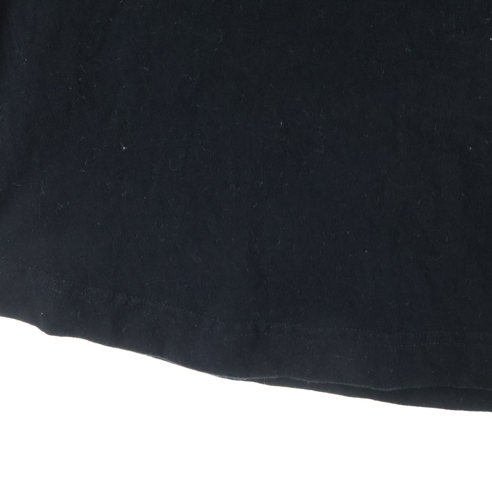 Palm Angels(パームエンジェルス) ネックロゴ半袖Tシャツ カットソー ブラック PMAA002C99JER003