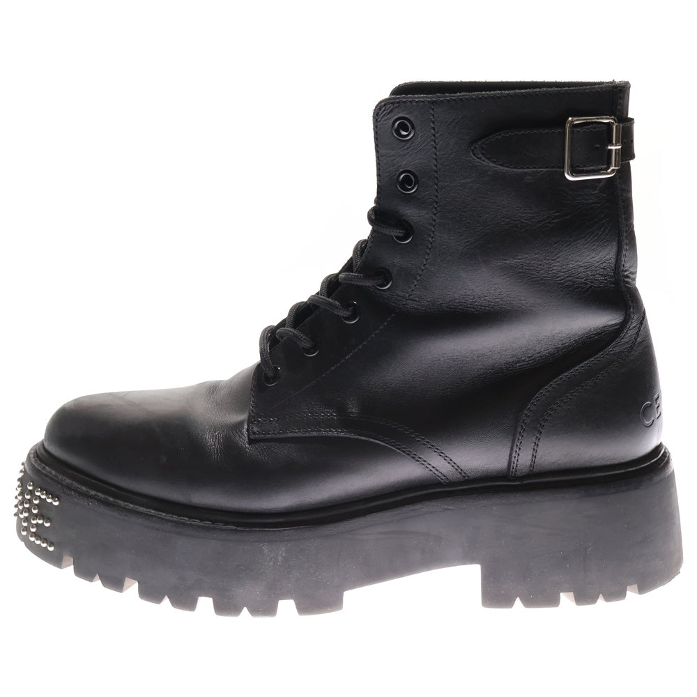 CELINE(セリーヌ) BULKY バルキー スタッズロゴ レザー レースアップ