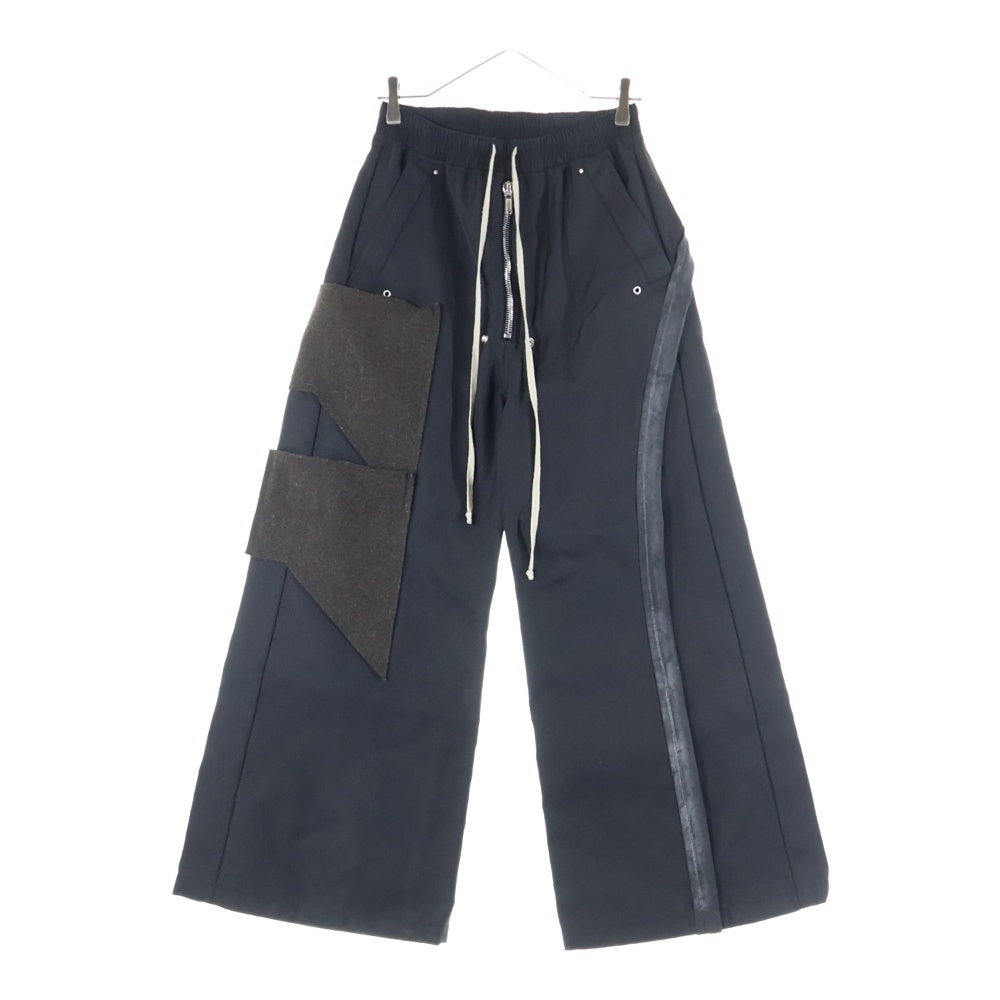 Rick Owens(リックオウエンス) 24AW WIDE BELA PANTS ワイドベラパンツ ブラック/ブラウン RR02D6307 HDUWTY
