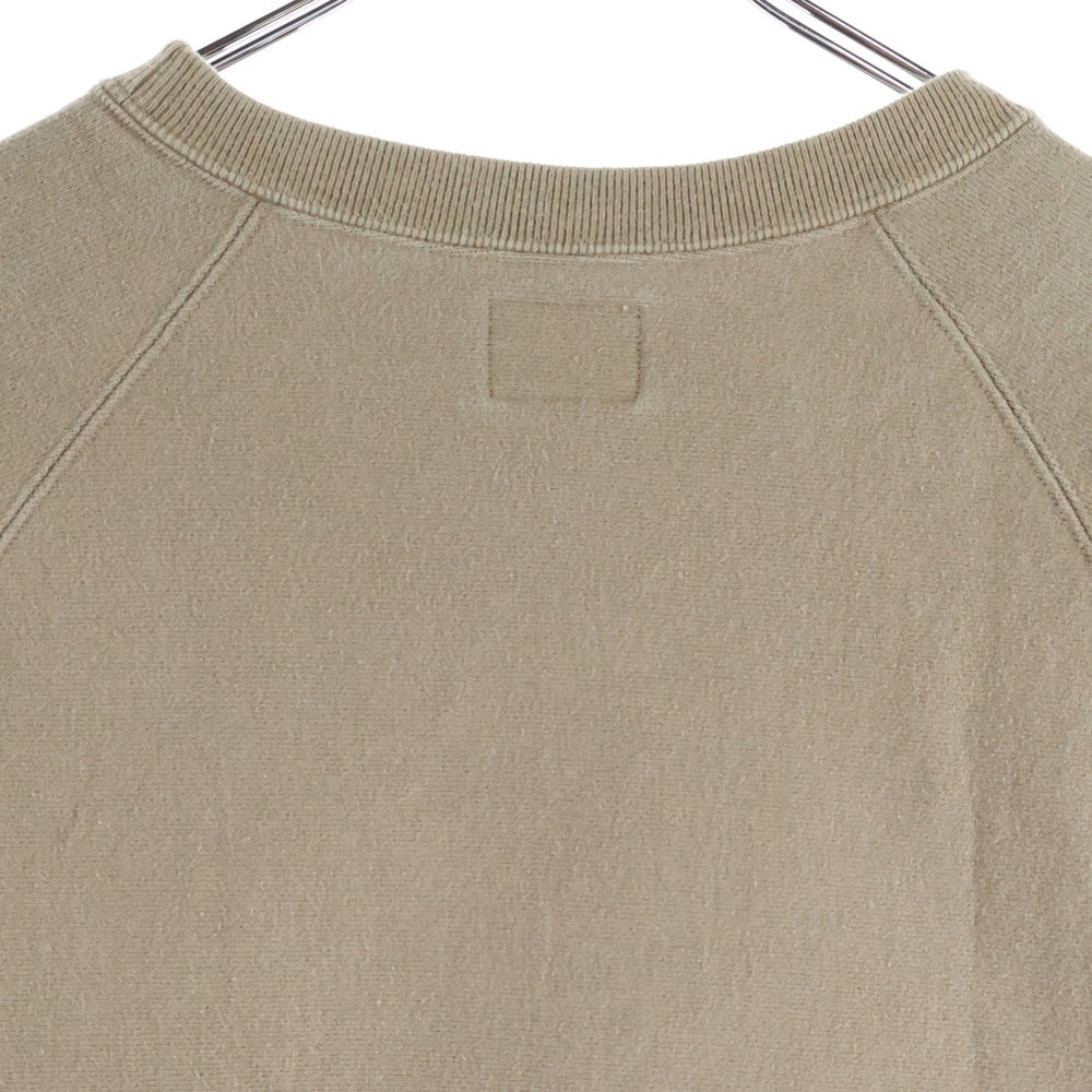 WTAPS(ダブルタップス) 17AW DESIGN CREW NECK SWEAT デザインクルーネック スウェット ロングスリーブ長袖Tシャツ ベージュ 172ATDT-CSM07