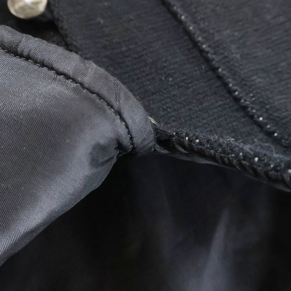 CENTINELA(センチネラ) チマヨベスト ウールベスト ブラック/ホワイト