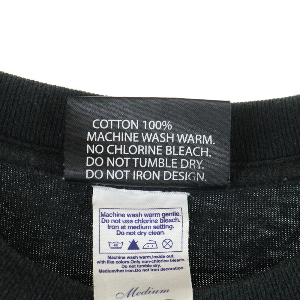 VINTAGE(ヴィンテージ) Microsoft マイクロソフト フロントプリント半袖Tシャツ カットソー ブラック