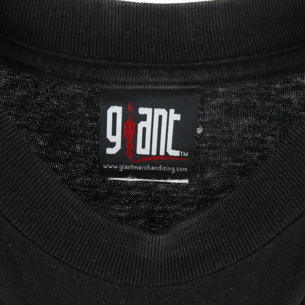 VINTAGE(ヴィンテージ) 00s AERO SMITH 2001 JUST PUSH PLAY TOUR エアロスミス 空山基 ツアー バンド 半袖Tシャツ カットソー ブラック