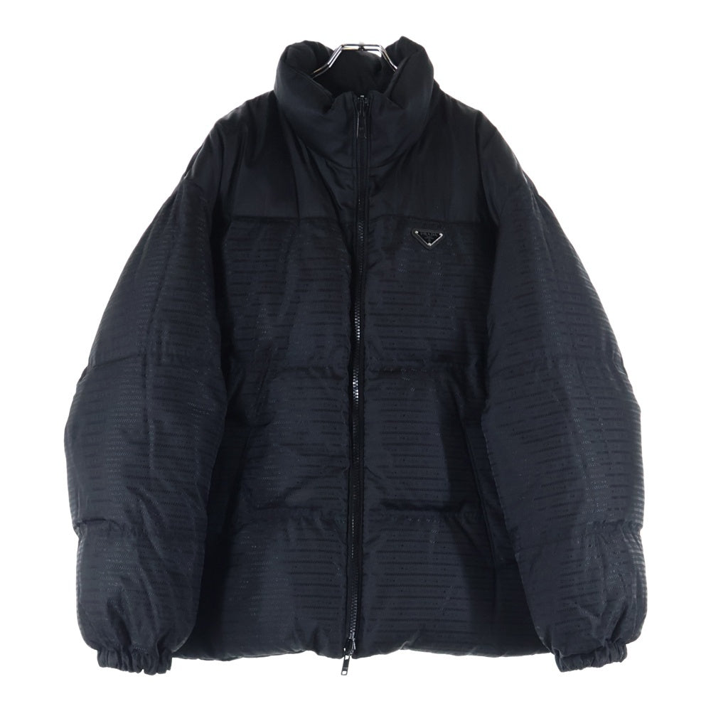 PRADA(プラダ) RE-NYLON リバーシブルジップアップダウンジャケット ブラック SGC045 1WQ8