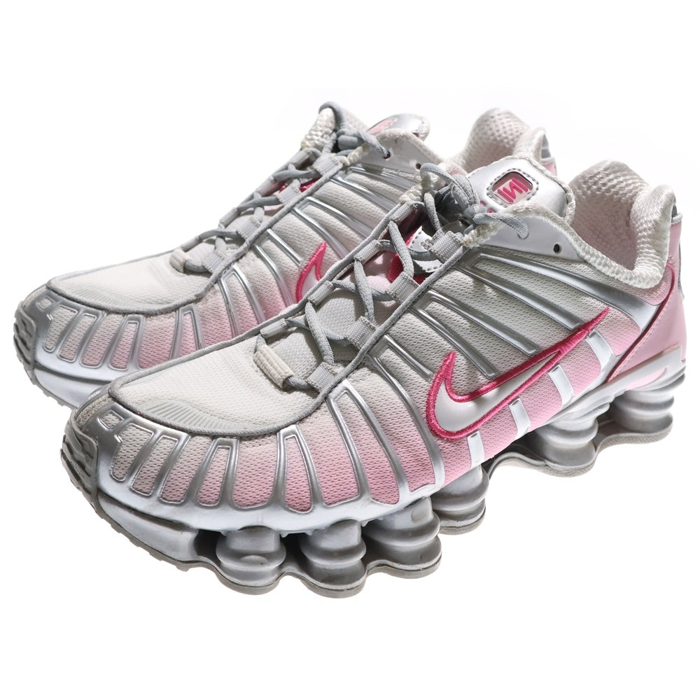 NIKE(ナイキ) WMNS Shox TL Metallic Platinum/Pinksicle ウィメンズ ショックス TL ローカットスニーカー シルバー/ピンク US8.5/25.5cm HV2520-001 レディース
