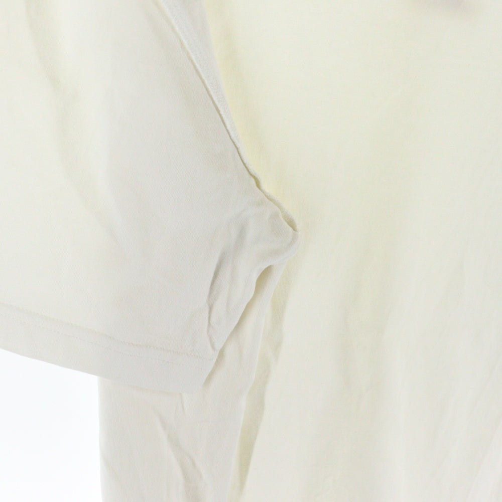 LOUIS VUITTON(ルイヴィトン) 22AW フロント エンボス クルーネック 半袖 Tシャツ カットソー ホワイト RM222Q DT3 HNY55W