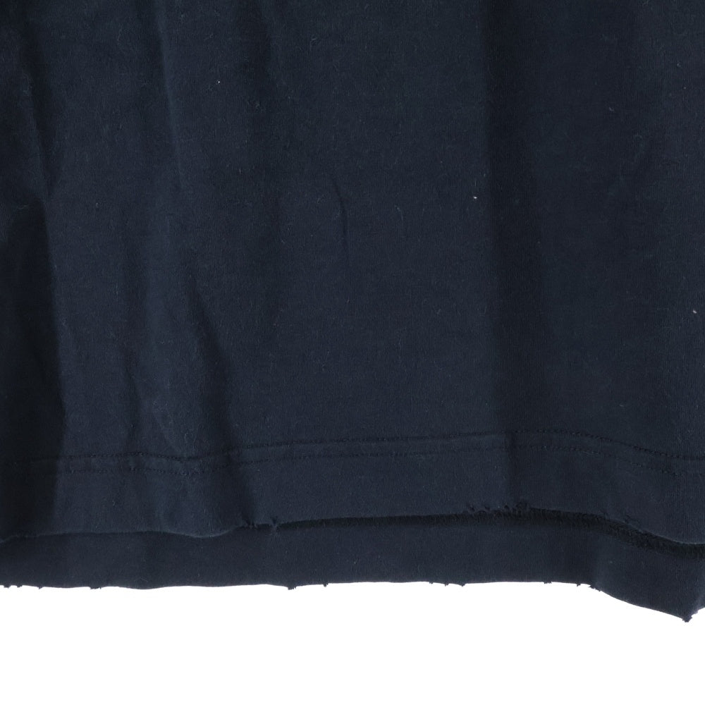 VETEMENTS(ヴェトモン) 刺繍デザイン 半袖Tシャツ カットソー ブラック UE63TR380B