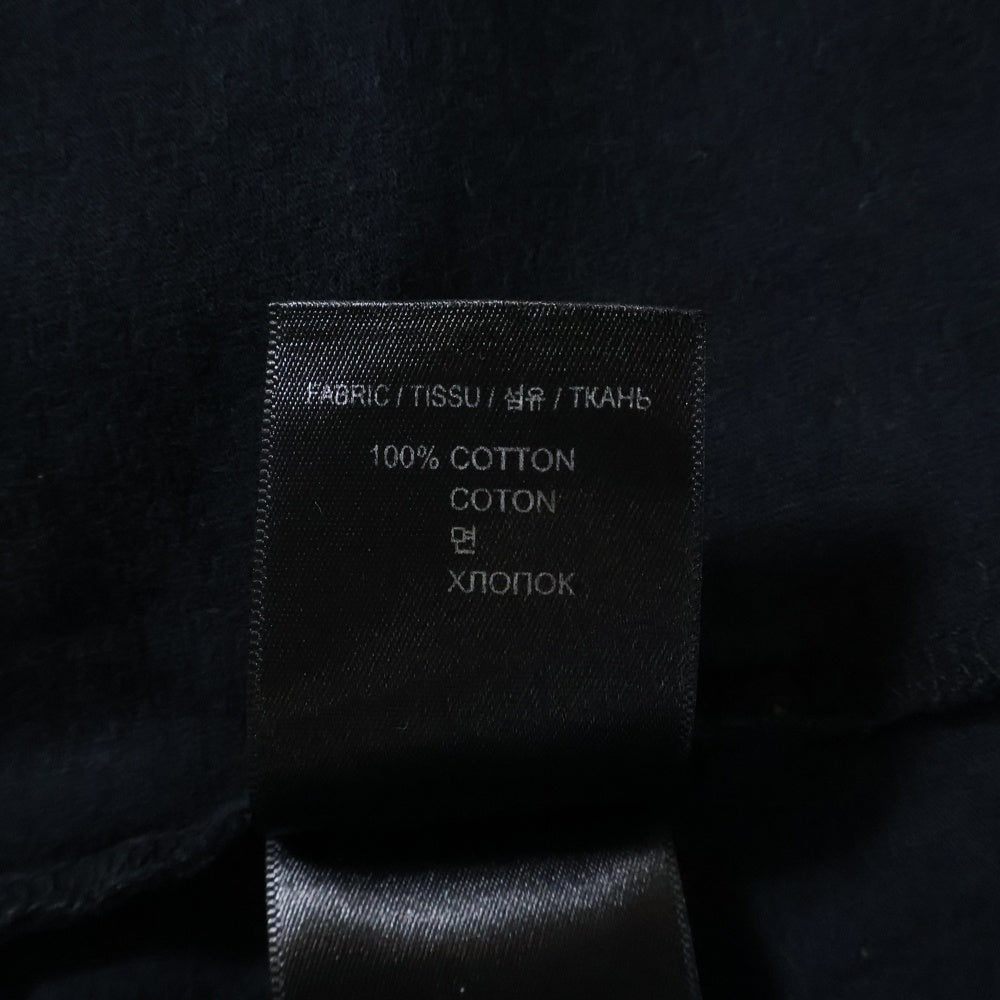 VETEMENTS(ヴェトモン) 刺繍デザイン 半袖Tシャツ カットソー ブラック UE63TR380B
