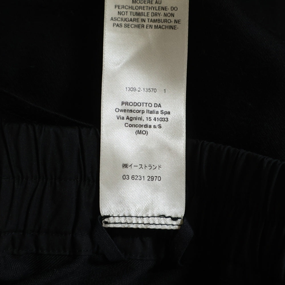 Rick Owens(リックオウエンス) 19AW Astaire Pants アステア ウールドローストリングパンツ ブラック RU19F4395-WT