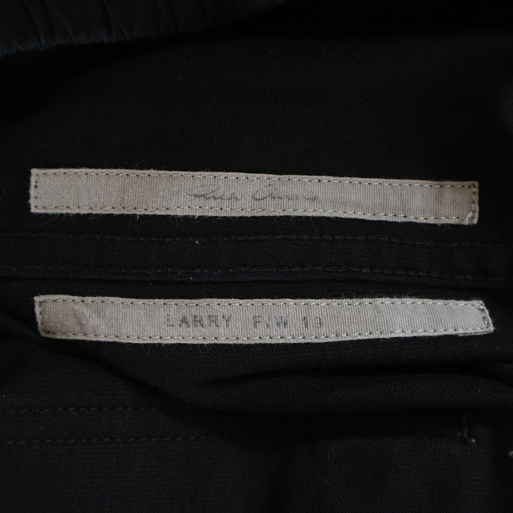Rick Owens(リックオウエンス) CARGO JOG PANTS カーゴジョグ コットンパンツ ブラック RU19F4396-BA