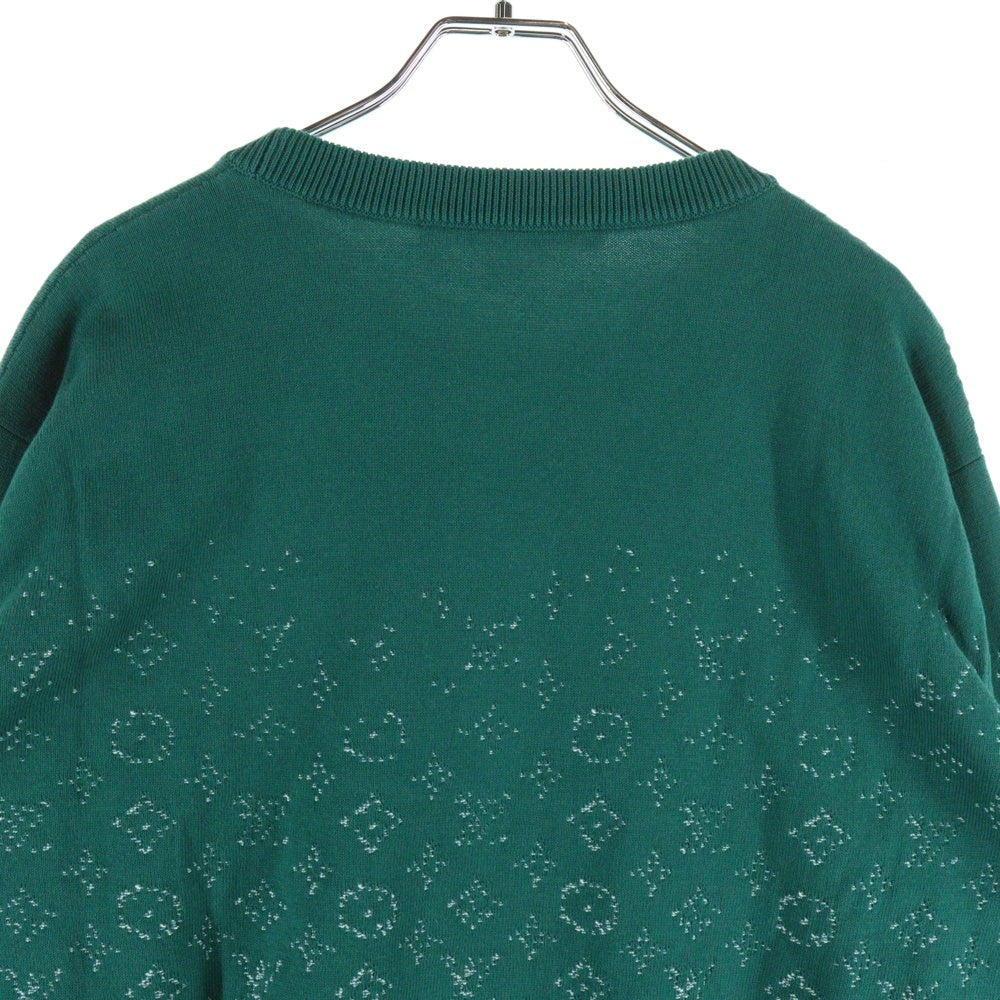 LOUIS VUITTON(ルイヴィトン) 23AW モノグラム グラデーションニット セーター グリーン RM232Q USO HKN44W