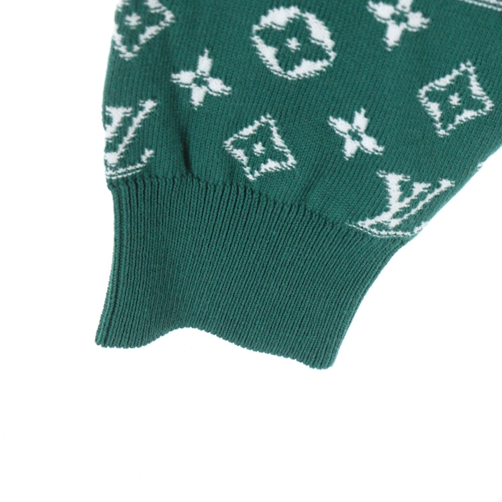LOUIS VUITTON(ルイヴィトン) 23AW モノグラム グラデーションニット セーター グリーン RM232Q USO HKN44W