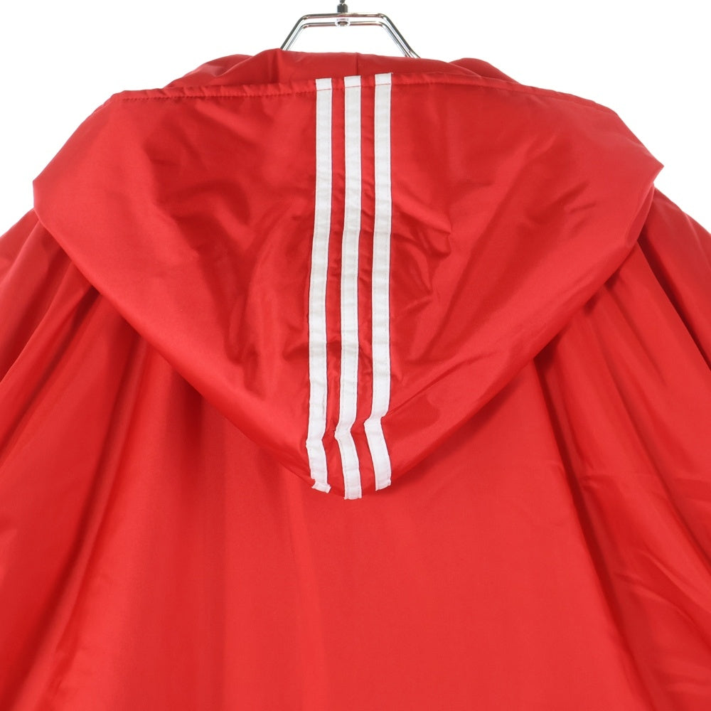 BALENCIAGA(バレンシアガ) ×adidas ×アディダス サイドライン ダウンコート ロングコート レッド 725293