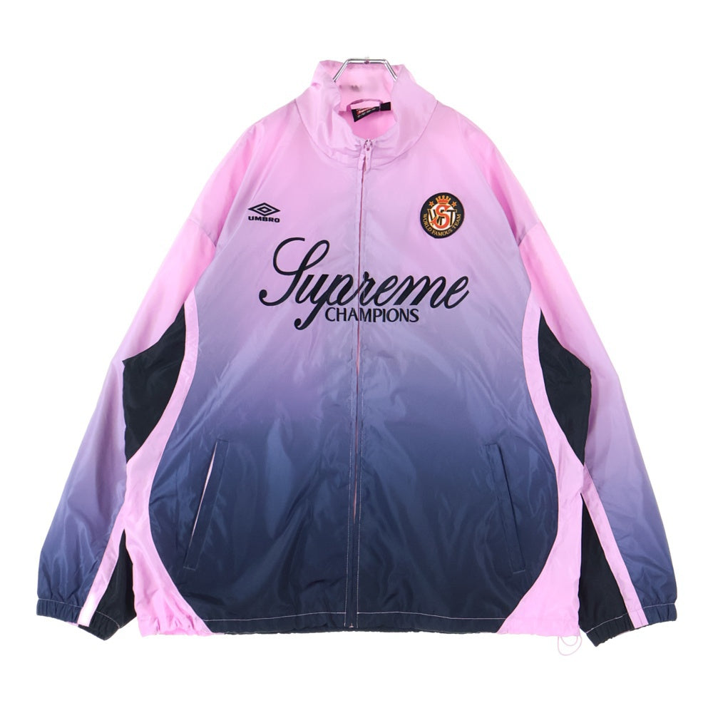 SUPREME(シュプリーム) 25AW ×Umbro Gradient Track Jacket グラデーション トラックナイロンジャケット ピンク