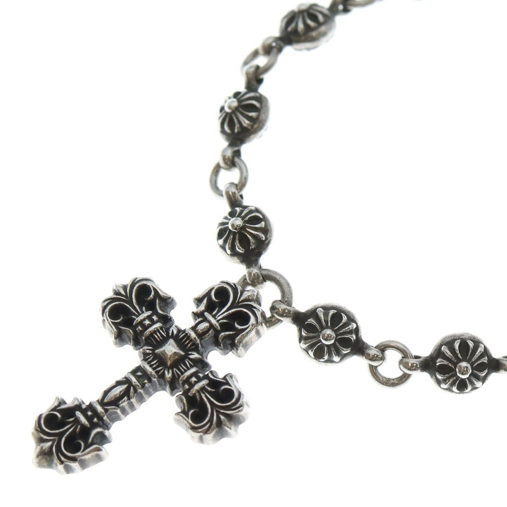 CHROME HEARTS(クロムハーツ) #1 CRSBL CHN FILIG CRS クロスボールチェーン フィリグリークロスXS ネックレス 20.0inch シルバー BCA191