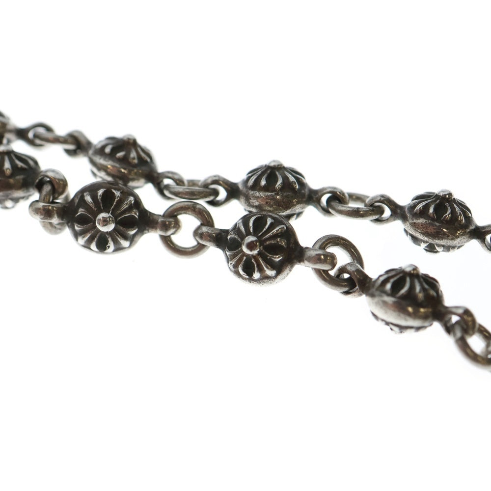 CHROME HEARTS(クロムハーツ) #1 CRSBL CHN FILIG CRS クロスボールチェーン フィリグリークロスXS ネックレス 20.0inch シルバー BCA191