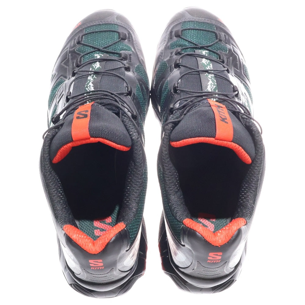 SALOMON(サロモン) ×KITH ローカットスニーカーブラック/グリーン US9/27cm 477723