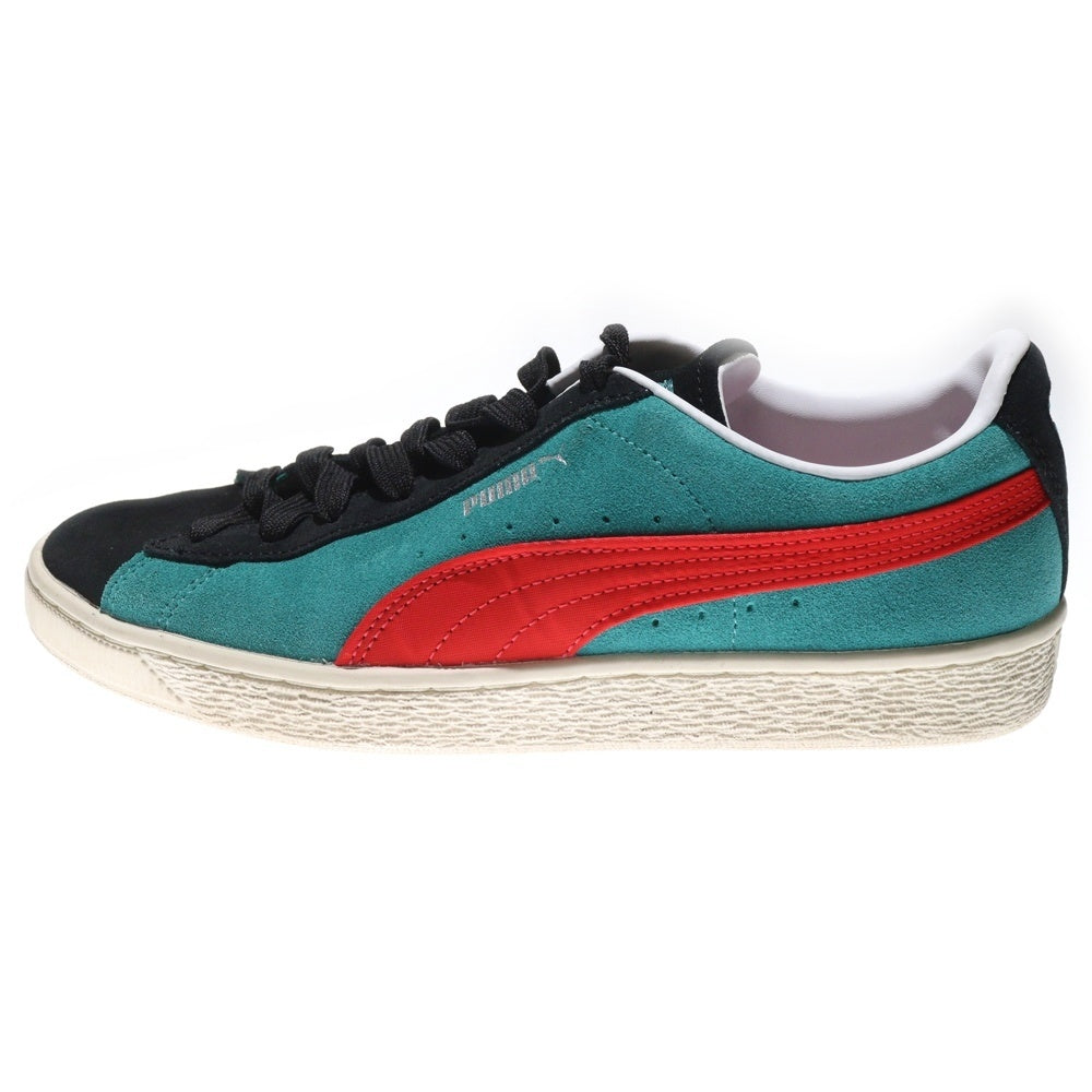 PUMA(プーマ) ×Kamen Rider ×atmos Suede VTG Green Lagoon シン仮面ライダー アトモス スウェード ヴィンテージ グリーンラグーン ローカットスニーカー マルチ 394967-01