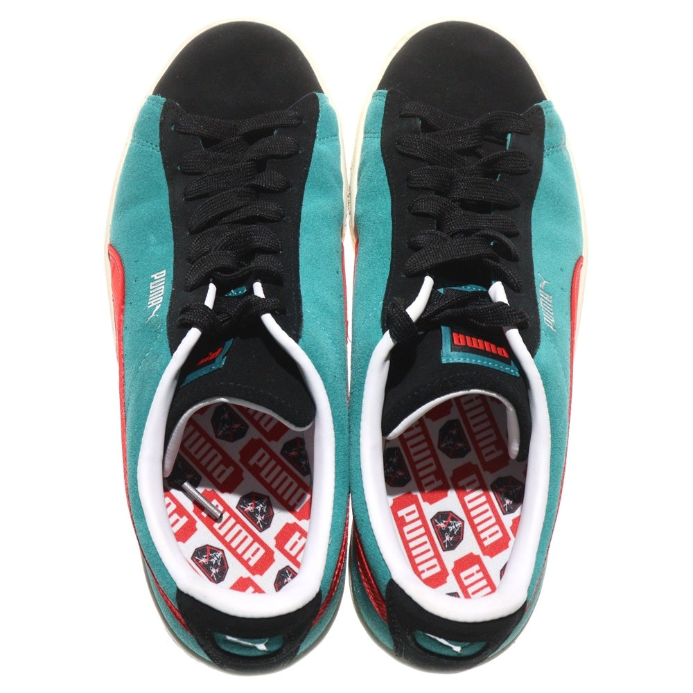 PUMA(プーマ) ×Kamen Rider ×atmos Suede VTG Green Lagoon シン仮面ライダー アトモス スウェード ヴィンテージ グリーンラグーン ローカットスニーカー マルチ 394967-01