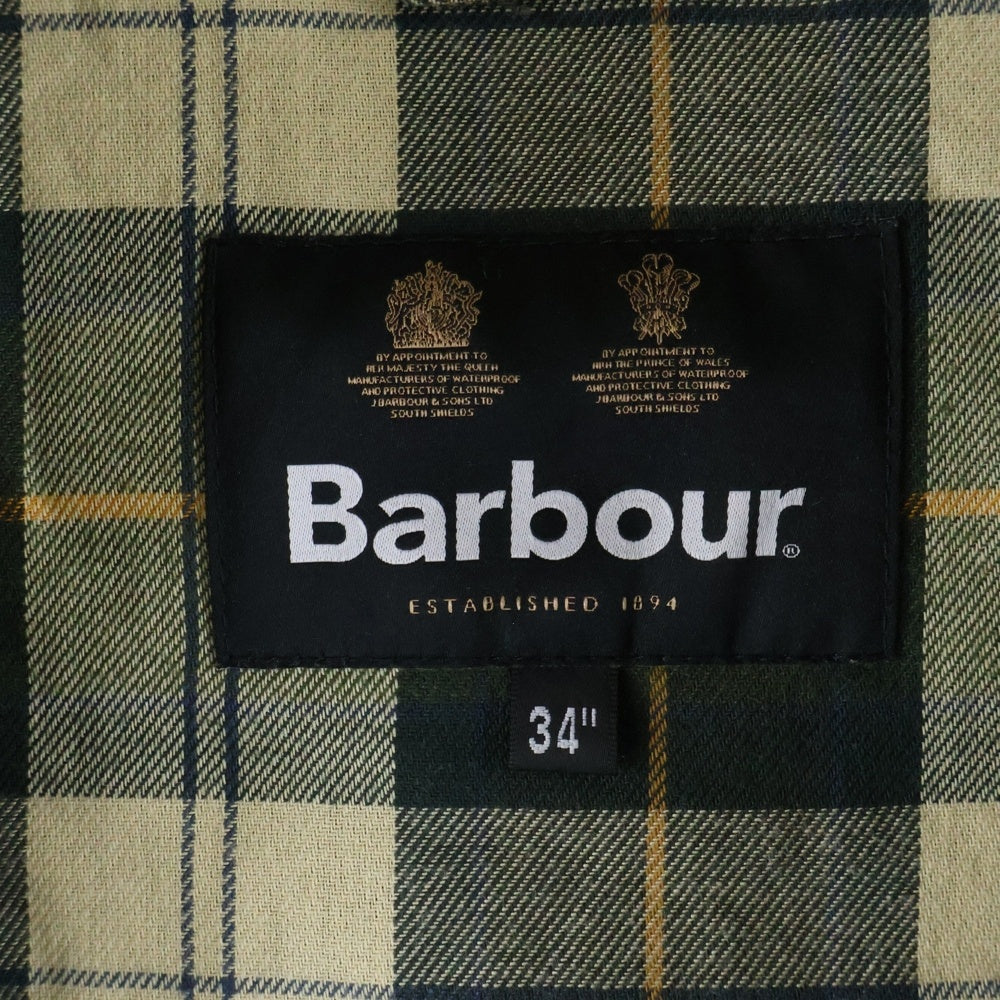 Barbour(バブアー) BURGHLEY バーレー オイルドロングジャケット ロングコート カーキ 222MWX1674