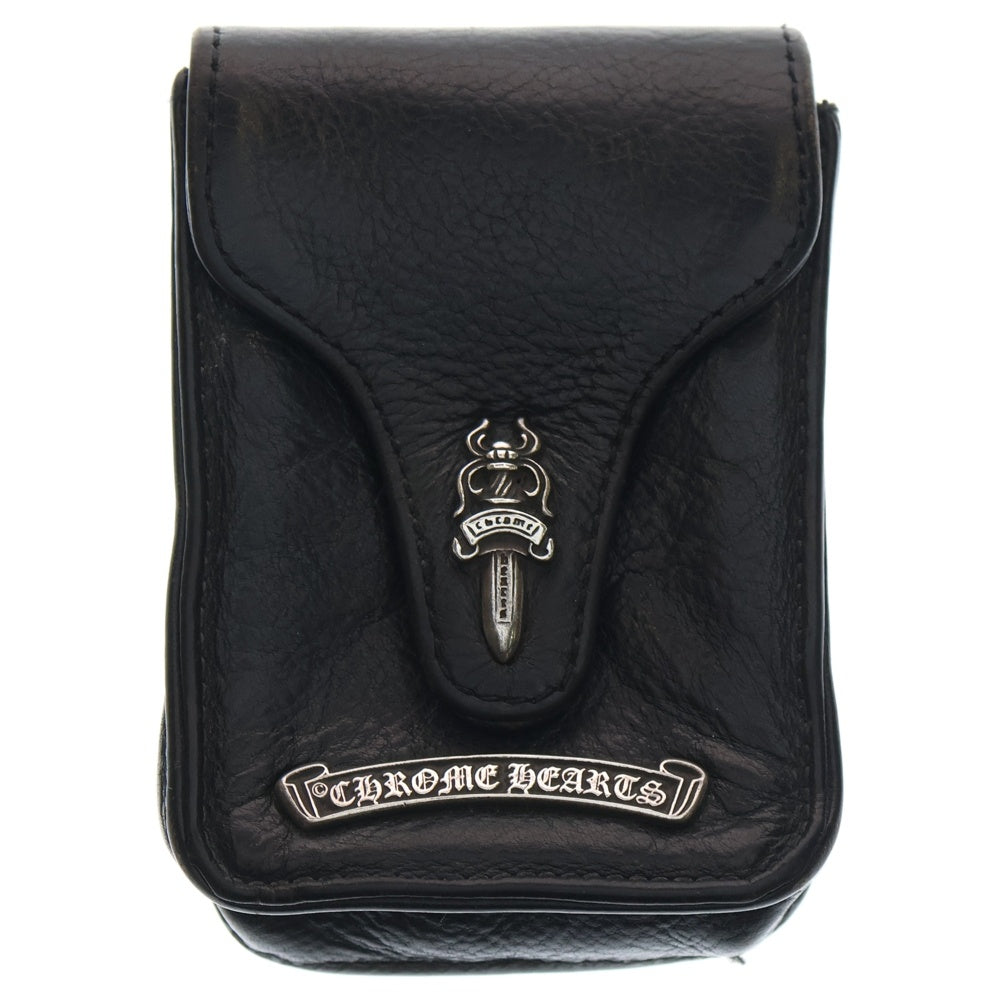 CHROME HEARTS(クロムハーツ) DAGGER CIGARETTE CASE CHクロス シガレットケース 煙草入れ ブラック/シルバー