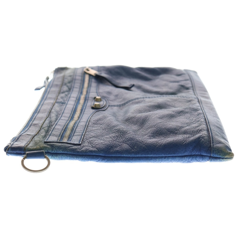 BALENCIAGA(バレンシアガ) クラシッククリップ クラッチバッグ セカンドバッグ ブルー 273023 レディース