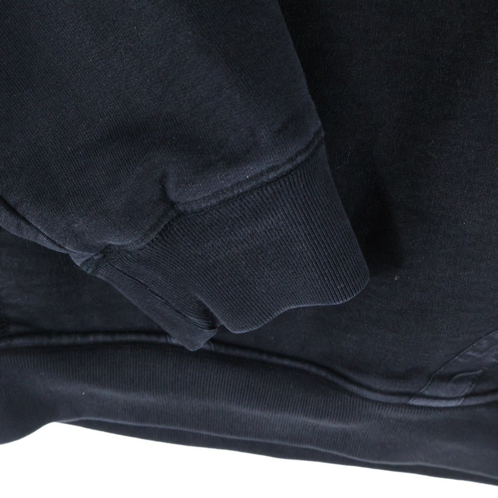 Yohji Yamamoto(ヨウジヤマモト) × VESSEL プリントデザイン プルオーバーパーカー フーディー ブラック HE-T63-075