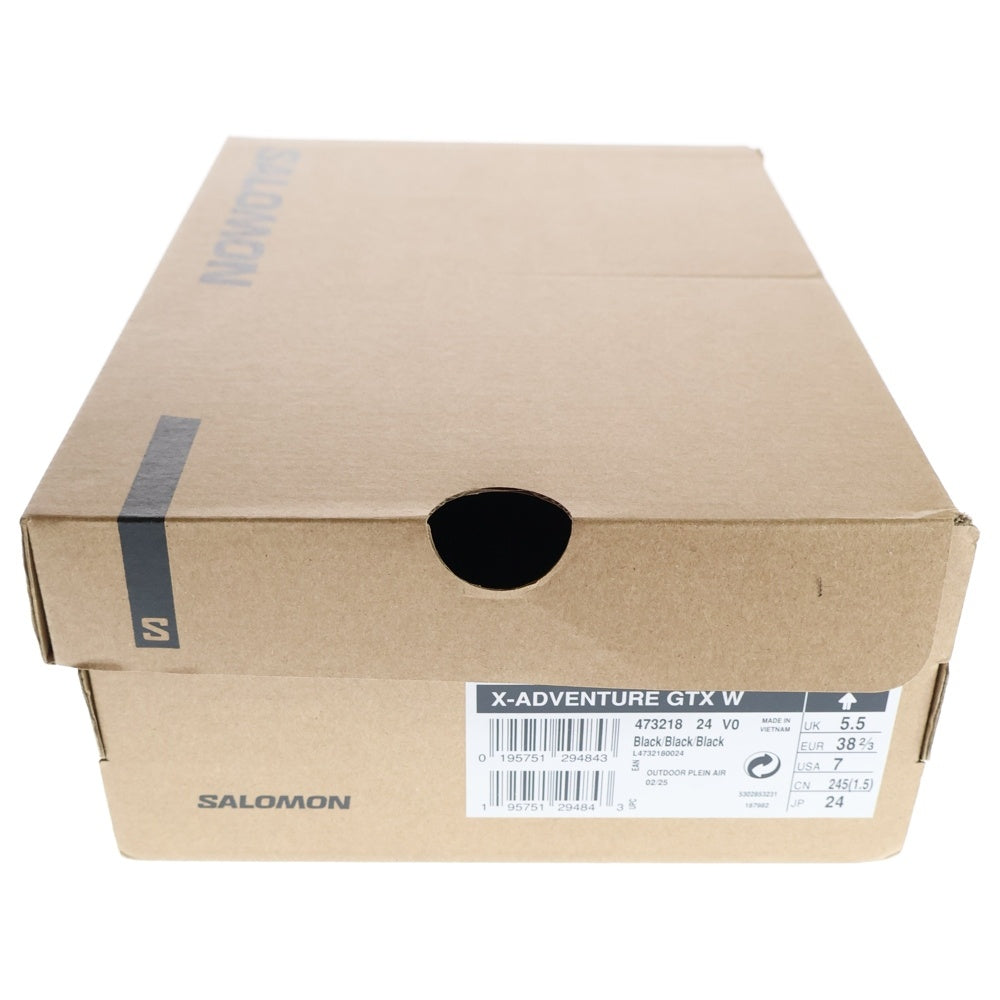 SALOMON(サロモン) X-ADVENTURE GTX W X-アドベンチャー ゴアテックス スニーカー シューズ ブラック