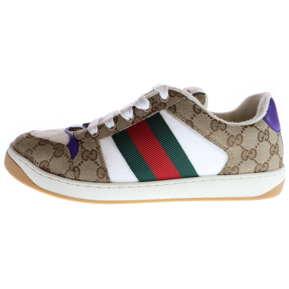 GUCCI(グッチ) Screener sneakers スクリーナースニーカー サイドラインデザイン シューズ マルチカラー