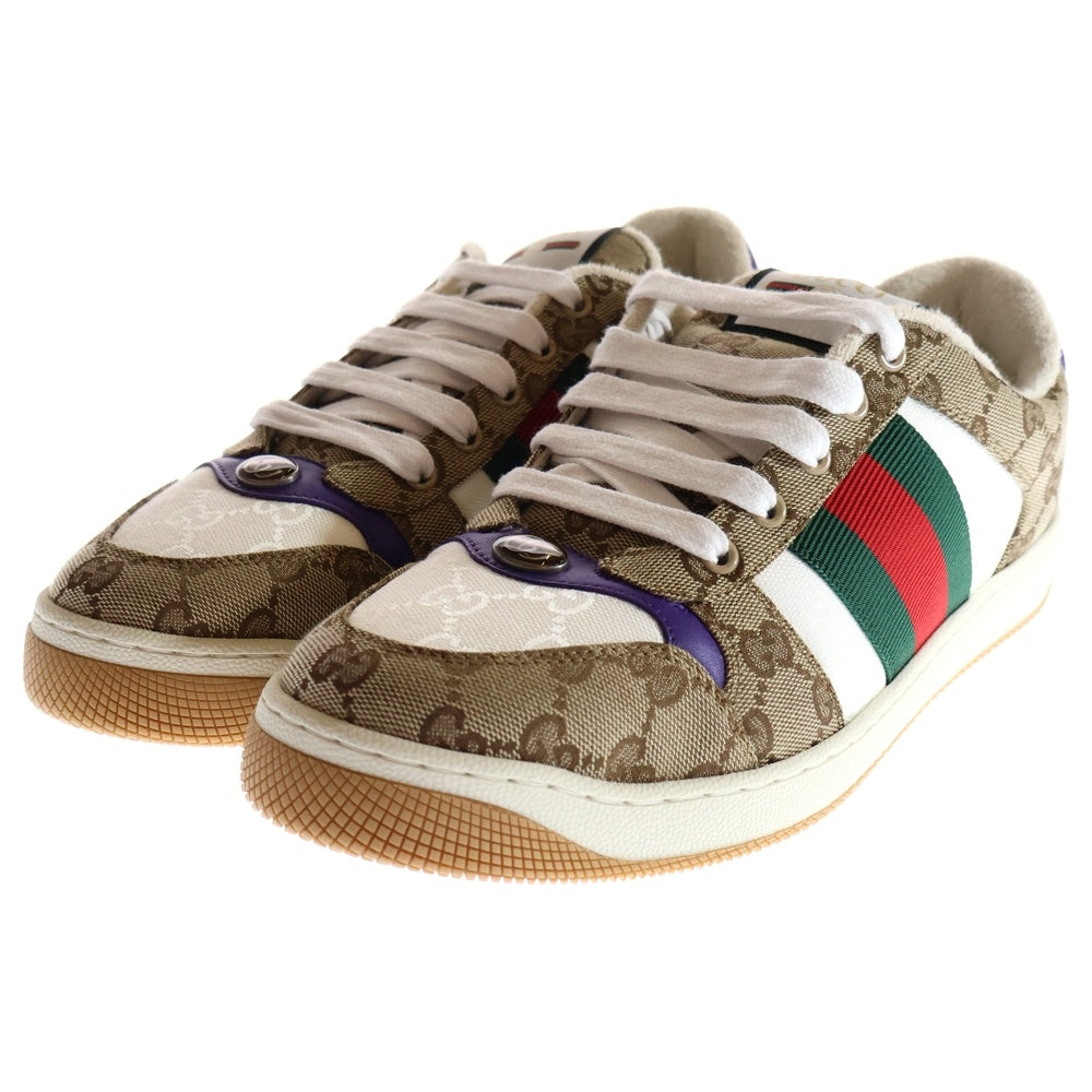 GUCCI(グッチ) Screener sneakers スクリーナースニーカー サイドラインデザイン シューズ マルチカラー