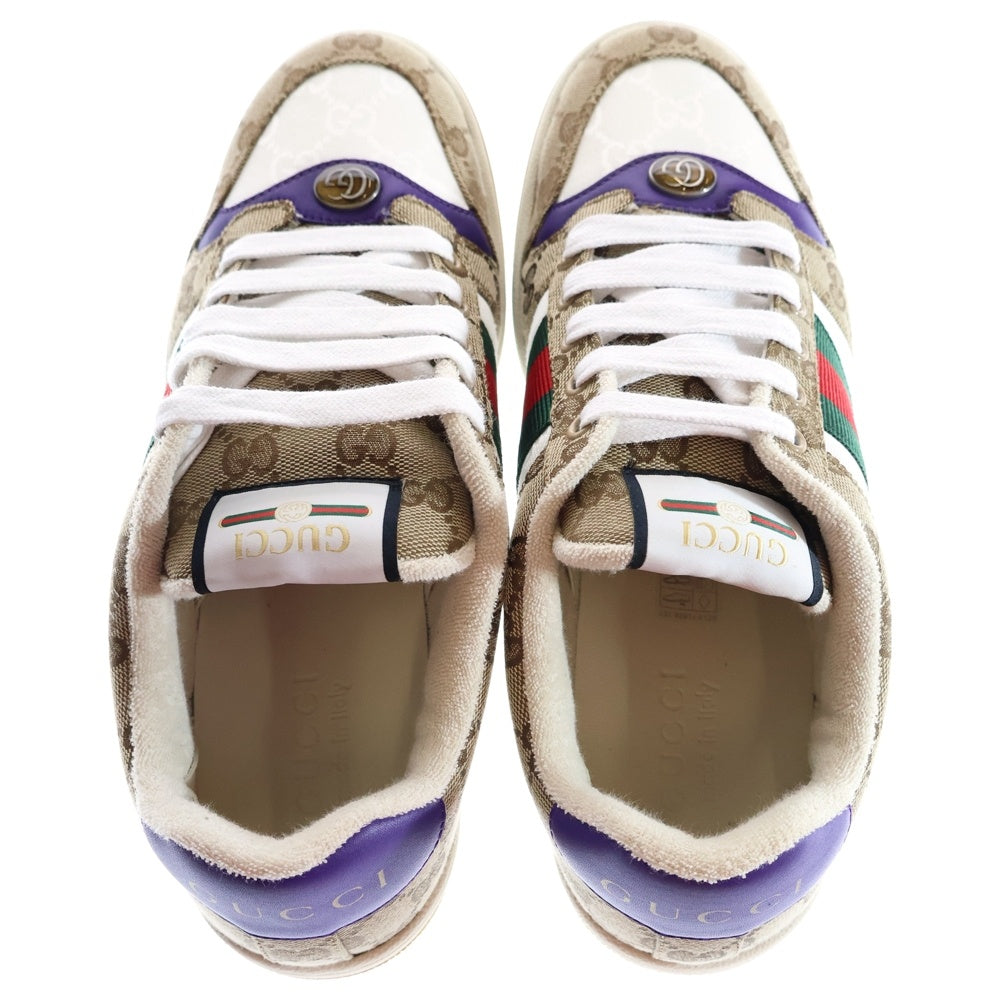GUCCI(グッチ) Screener sneakers スクリーナースニーカー サイドラインデザイン シューズ マルチカラー