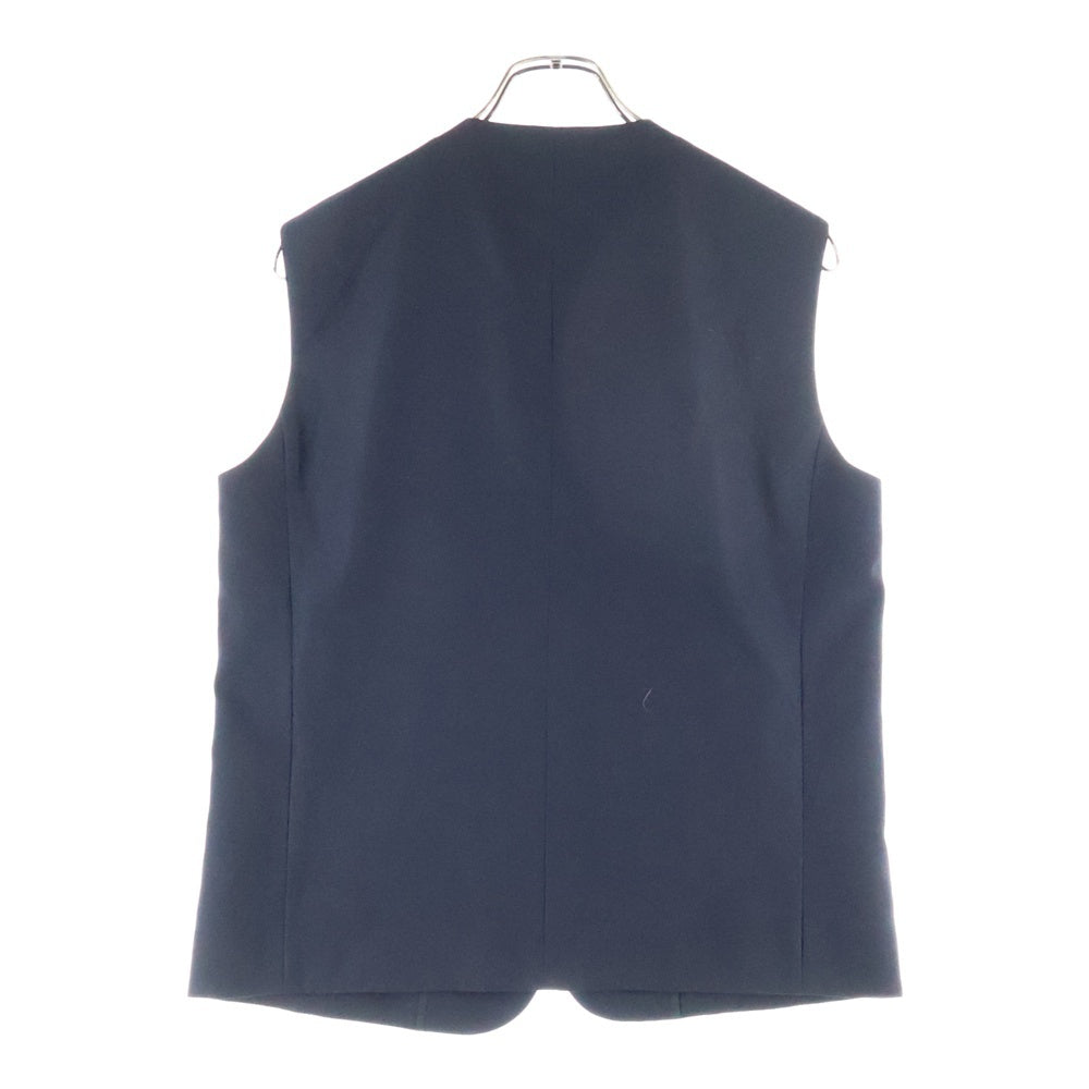 THE RERACS(ザ リラクス) ノーカラースリーブレス ジャケット 1Bベスト ブラック 16SS-REBL-052