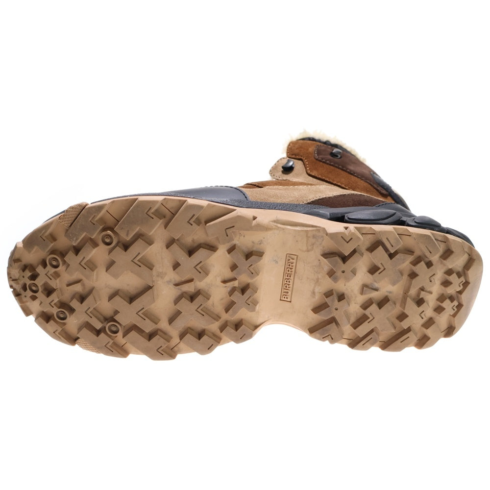 BURBERRY(バーバリー) スエード トレッキングブーツ ハイカットシューズ ブラウン