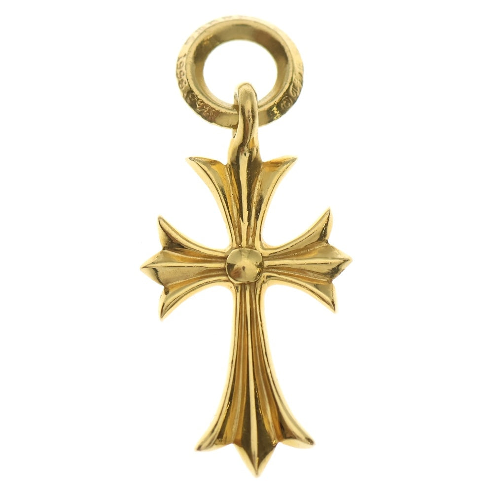 CHROME HEARTS(クロムハーツ) 22K TINY CH CROSS タイニーCHクロス ペンダントトップ ゴールド BCA051