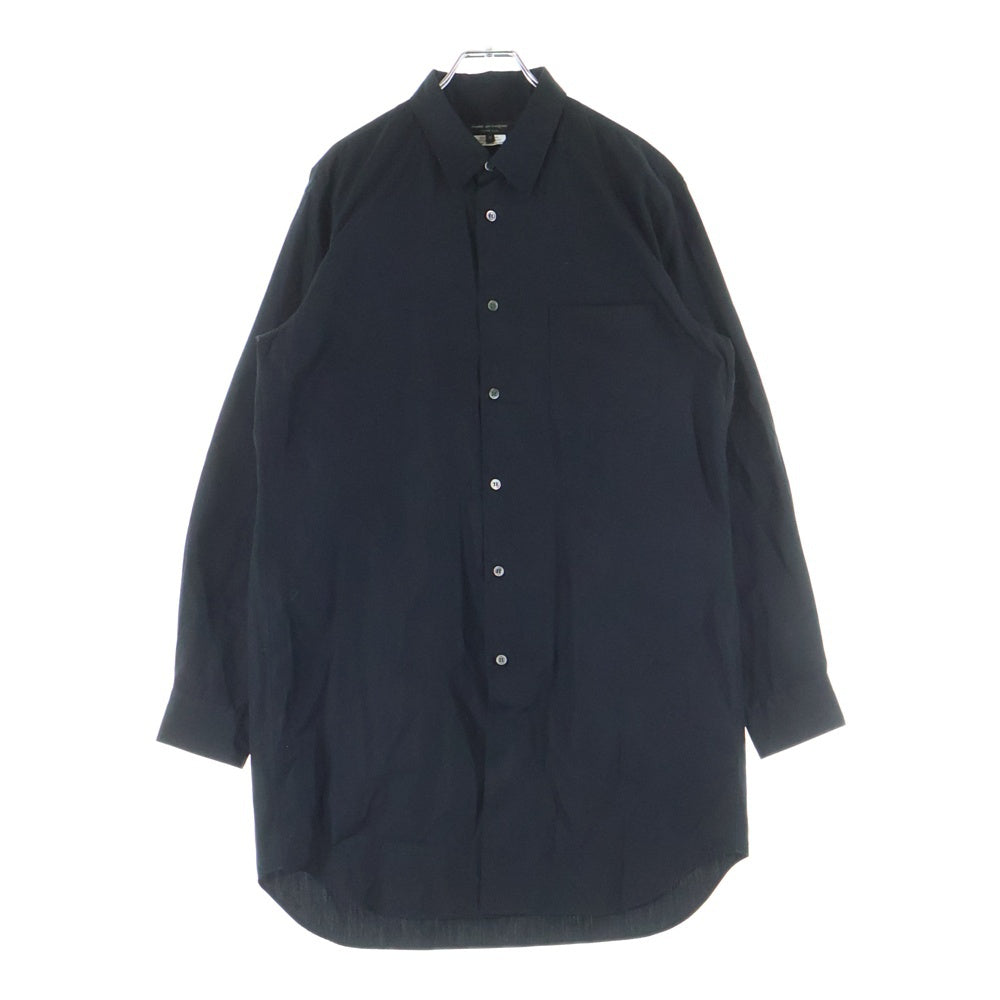 COMME des GARCONS HOMME PLUS(コムデギャルソンオムプリュス) コットン 長袖シャツ ブラック PL-B008