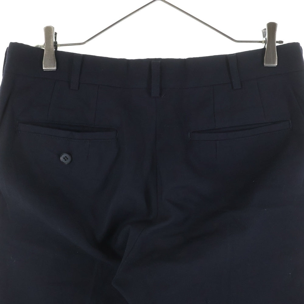 COMME des GARCONS HOMME PLUS(コムデギャルソンオムプリュス) ウール フロントタック スラックスパンツ ブラック PN-P048